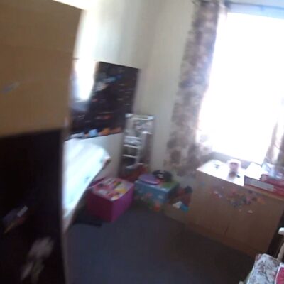 August 2017, photo of Gabrielle's bedroom at daddy's house in Grimsby (3). Daddy rented this house to be a home for Ayrton, Gabrielle & daddy however, it sadly was a home to them for less than 15 months as their mother & children's services never agreed to them returning. Click watch full clip