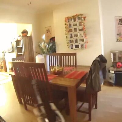 August 2017, photo of dining room at daddy's house in Grimsby (1). Daddy rented this house to be a home for Ayrton, Gabrielle & daddy however, it sadly was a home to them for less than 15 months as their mother & children's services never agreed to them returning. Click watch full clip