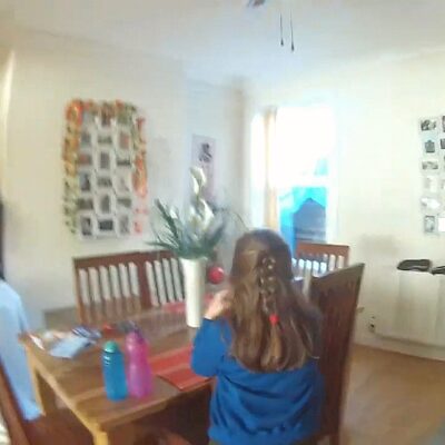 August 2017, photo of dining room at daddy's house in Grimsby (2). Daddy rented this house to be a home for Ayrton, Gabrielle & daddy however, it sadly was a home to them for less than 15 months as their mother & children's services never agreed to them returning. Click watch full clip