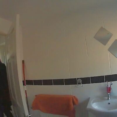 August 2017, photo of bathroom at daddy's house in Grimsby (3). Daddy rented this house to be a home for Ayrton, Gabrielle & daddy however, it sadly was a home to them for less than 15 months as their mother & children's services never agreed to them returning. Click watch full clip